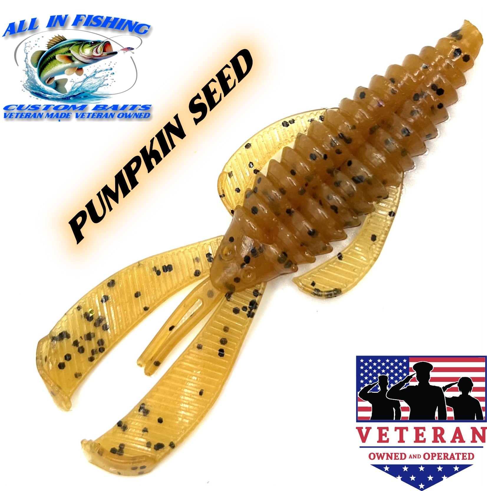 12ct 4'' Rage Bug Style (choose color) Creature Bait
