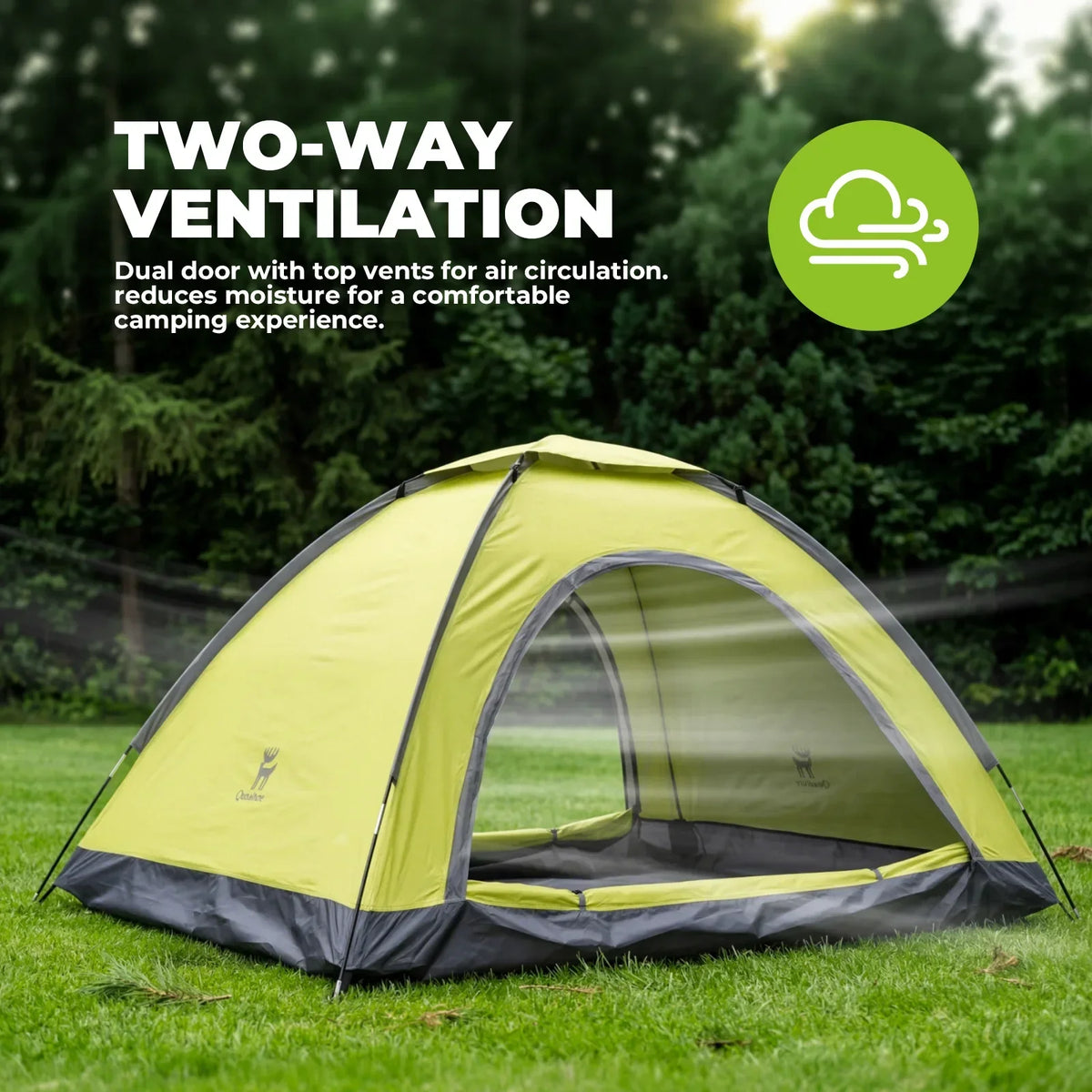 2 Person Lightweight Camping Tent UV50