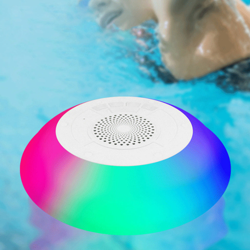 Floatilla Bluetooth Waterproof Speaker for Pools and Outdoors - LED Enabled and Waterproof