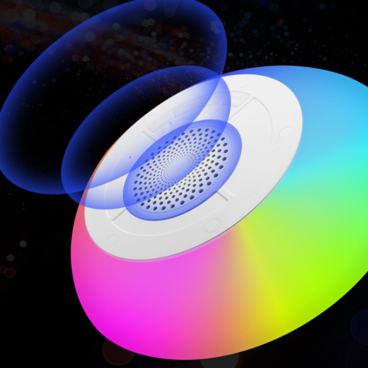 Floatilla Bluetooth Waterproof Speaker for Pools and Outdoors - LED Enabled and Waterproof