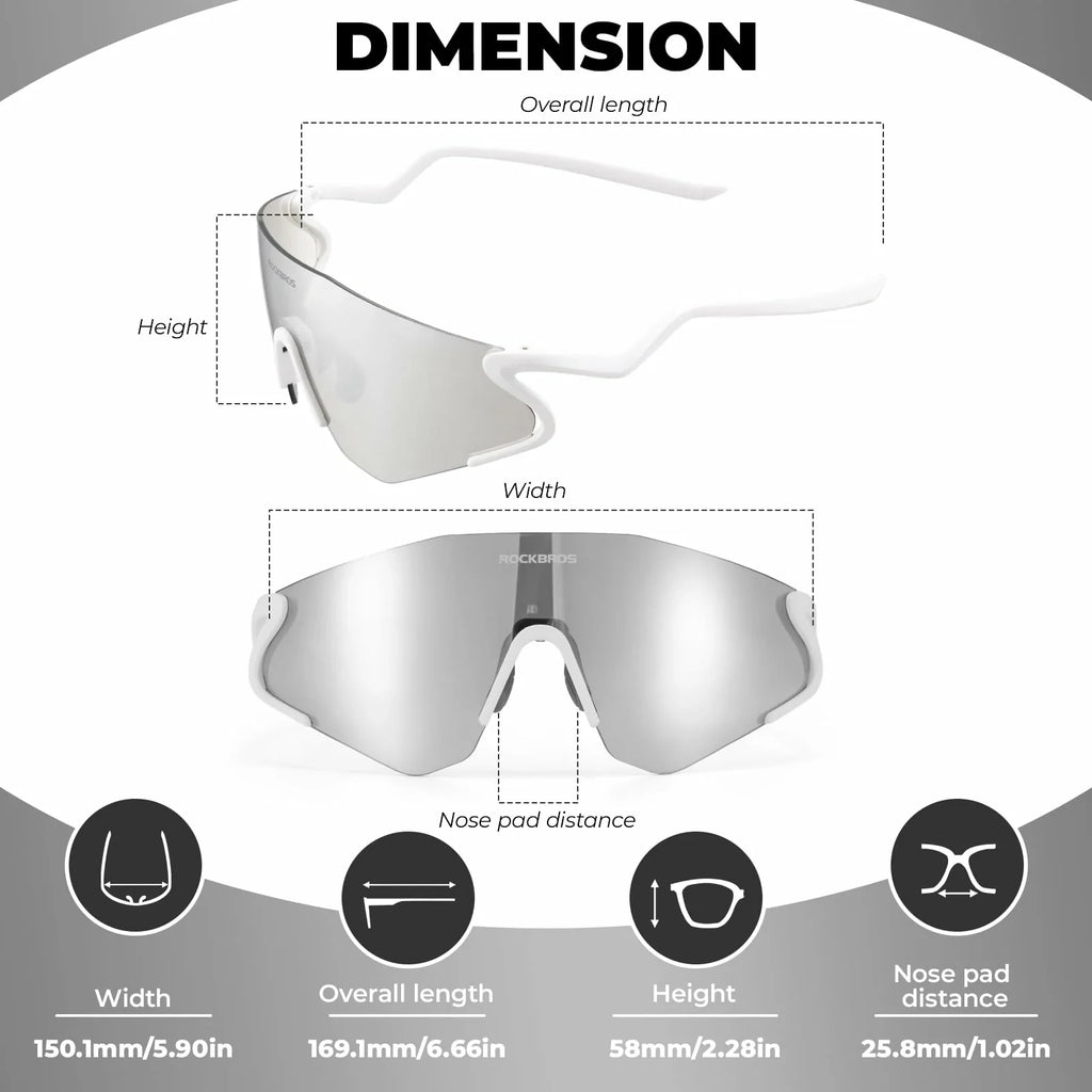 Agile Snake Photochromic Sports Sunglasses