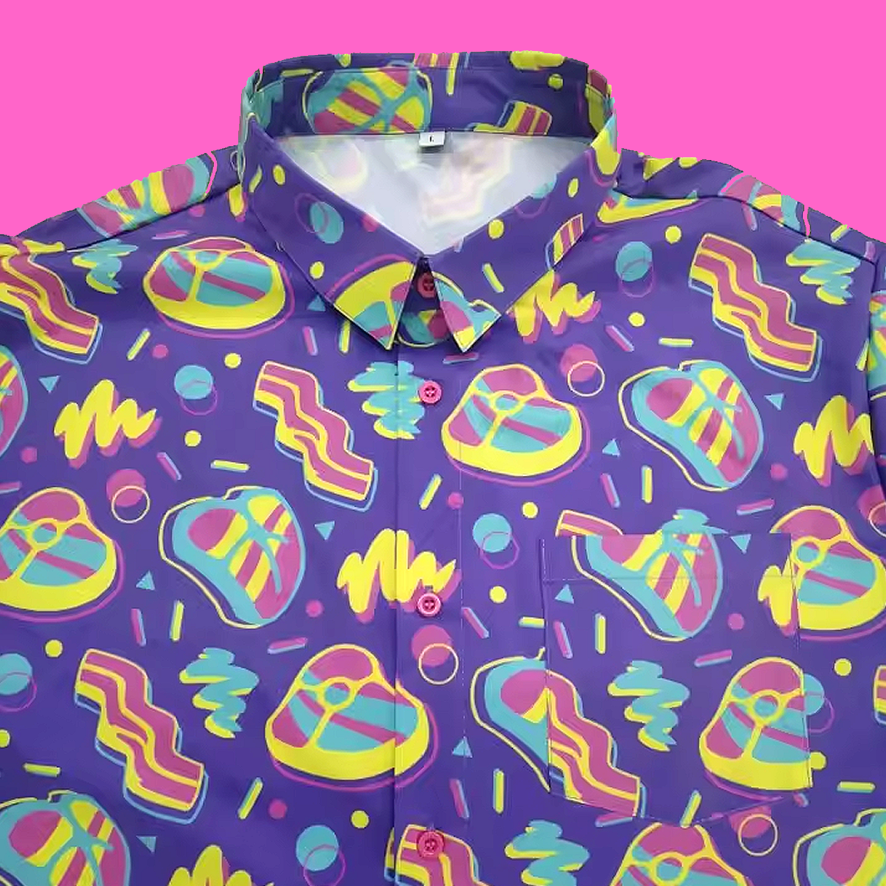 Meat Arcade Button-up Shirt